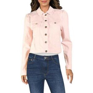 NWT Maison Jules Women's Pink Denim Jacket
